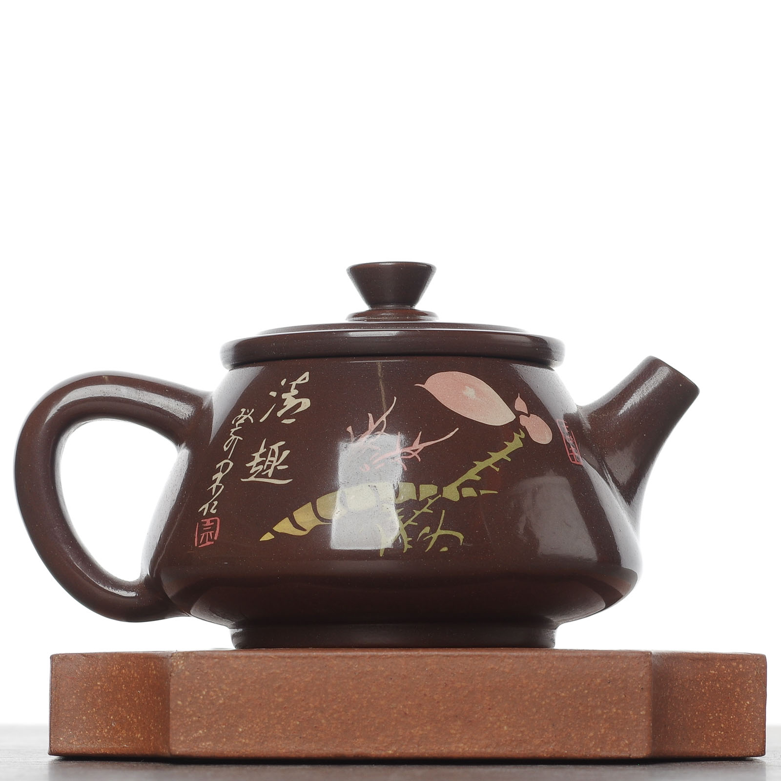 Чайник 95мл "Лотос", цзяньшуйская керамика, мастер Чжан Сянфэн (791565)-