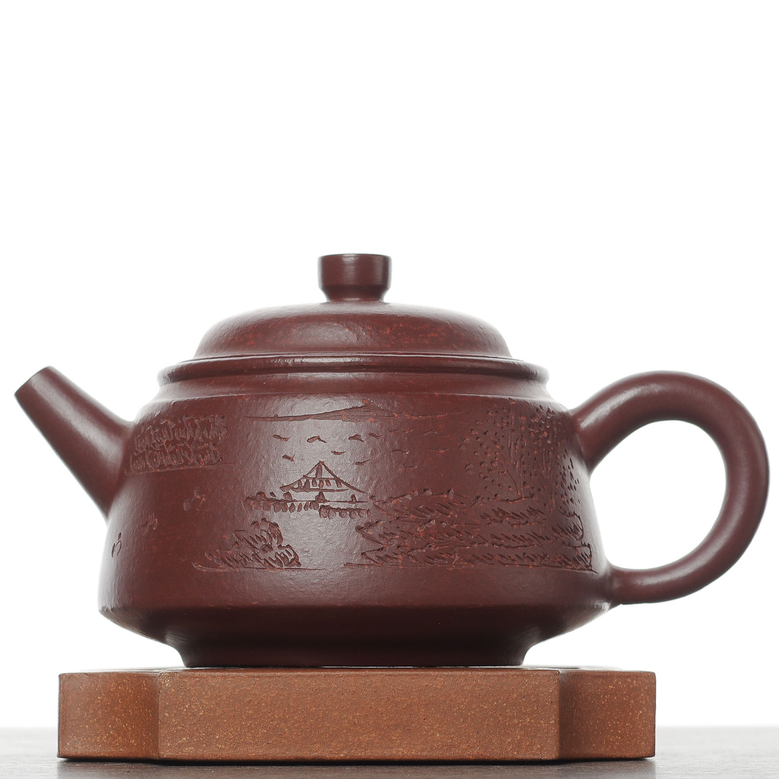 Чайник 200мл "Пейзаж", исинская глина (7900219)-