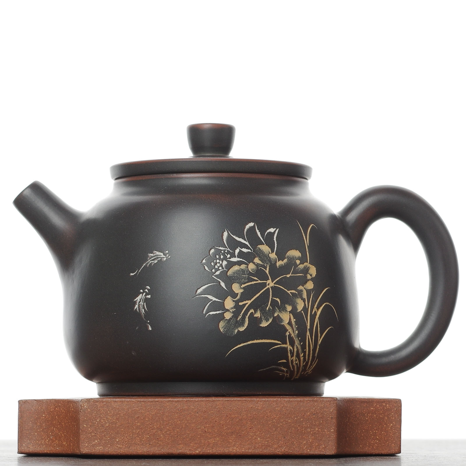 Чайник 185мл "Рыбки и лотос", Сюй Вэйцзин, нисинтао (781252)-