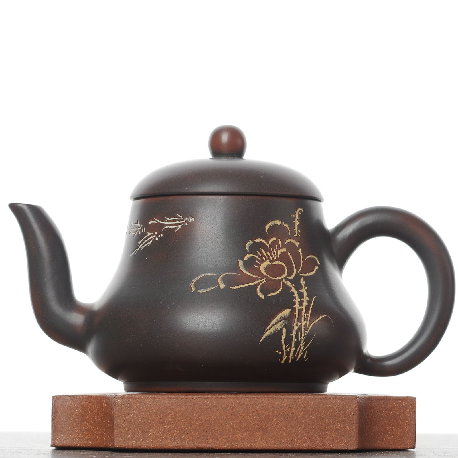 Чайник 150мл "Рыбки и лотос", Сюй Вэйцзин, нисинтао (781253)-