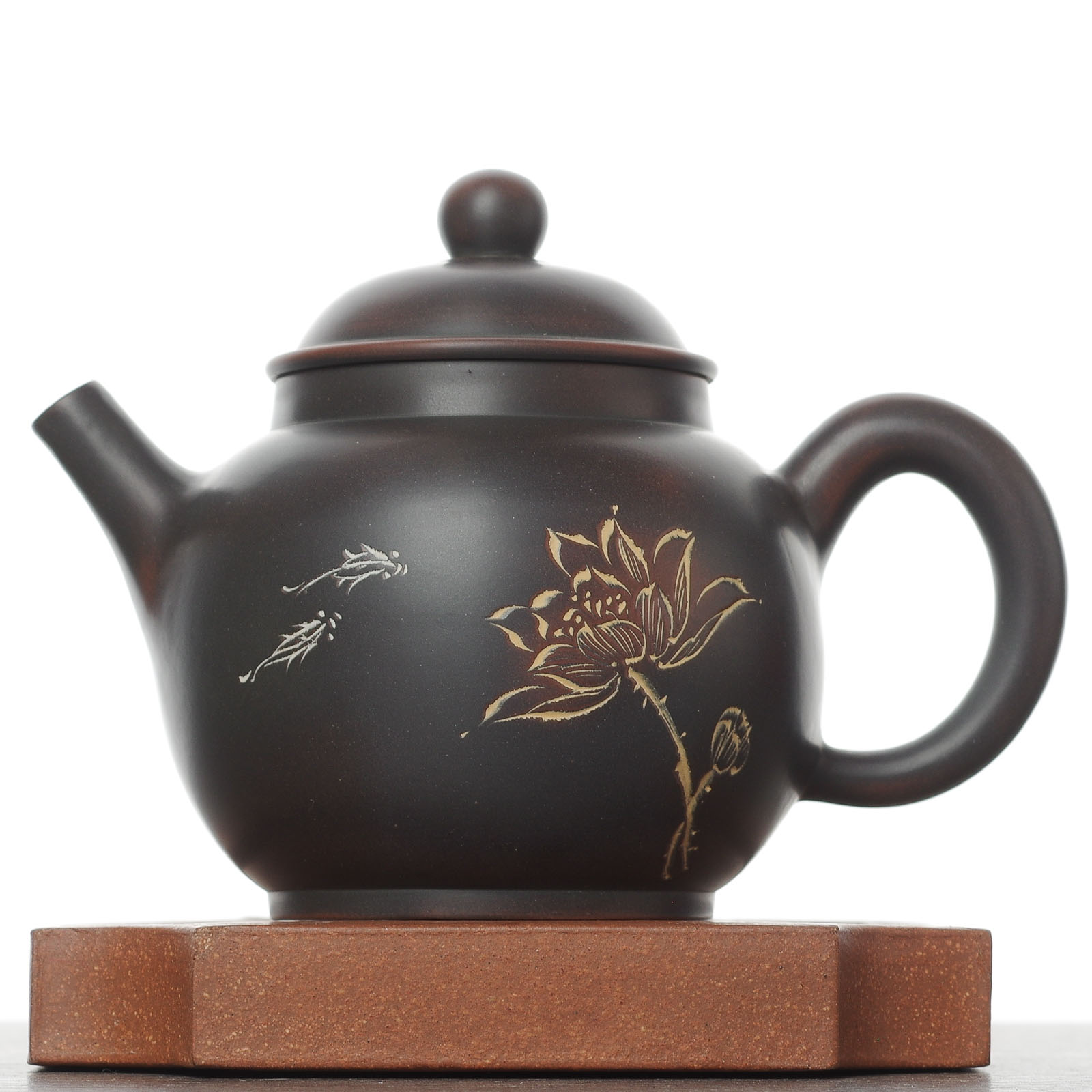 Чайник 150мл "Рыбки и лотос", Сюй Вэйцзин, нисинтао (781255)-