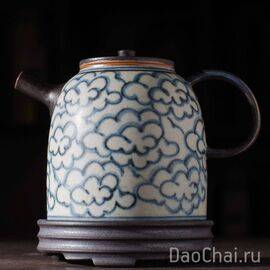 Чайник 205мл "Облака", цзиндэчжэнская керамика (77130)-