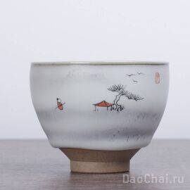 Пиала 105мл, жу яо, ручная роспись (51701)-