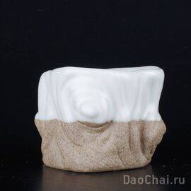 Пиала 75мл "Пень" (глазурь жу яо)-