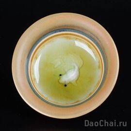 Пиала 50мл "Золотая рыбка", фарфор (51614)-