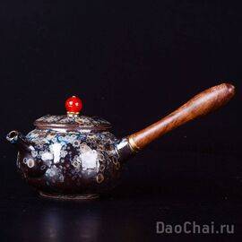 Чайник 160мл (керамика, дерево)-