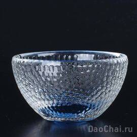 Пиала 80мл "Отбивное стекло", синяя (51627)-