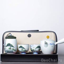Дорожный набор посуды с чабанью "Пейзаж" (73105)-