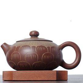 Чайник 190 мл «Лотос», циньчжоуская керамика (78012)-