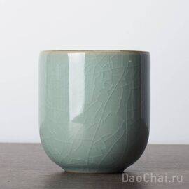 Пиала 200мл, фарфор, целадон (51651)-