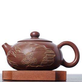 Чайник 195 мл «Пейзаж», циньчжоуская керамика (78011)-