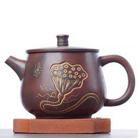 Чайник 260мл "Коробочка лотоса", циньчжоуская керамика (78189)-