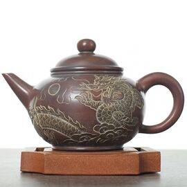 Чайник 200мл "Дракон", циньчжоуская керамика (78086)-
