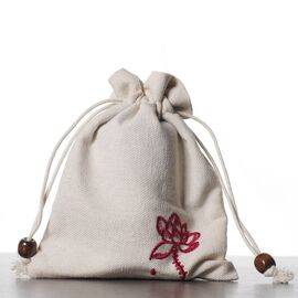 Мешочек-чехол универсальный, "Цветок лотоса", лен (80417)-