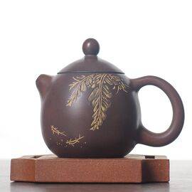 Чайник 120мл "Рыбки", циньчжоуская керамика (78125)-