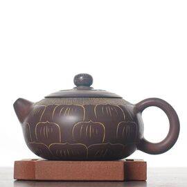 Чайник 210мл "Цветок лотоса", циньчжоуская керамика (78139)-