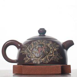 Чайник 170мл "Пион", циньчжоуская керамика (78142)-