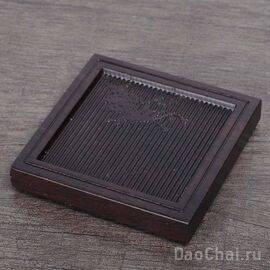 Чато-подставка под пиалу, черный сандал (80328)-