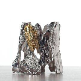 Подставка под крышку “Цикада на пне”, олово (80421)-