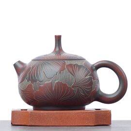 Чайник 160мл "Гинкго Билоба", циньчжоуская керамика (78224)-