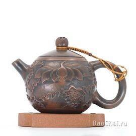 Чайник 240мл "Лотосовый пруд", цзяньшуйская керамика (76458)-