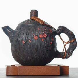 Чайник 165мл "Мэй Хуа", цзяньшуйская керамика (76543)-