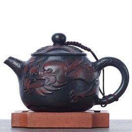 Чайник 190мл "Дракон Тяньлун", цзяньшуйская керамика (790127)-