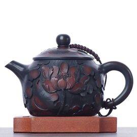 Чайник 175мл "Лотосовый пруд", цзяньшуйская керамика (790118)-