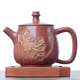 Чайник 170мл "Лотос", циньчжоуская керамика (78209)-