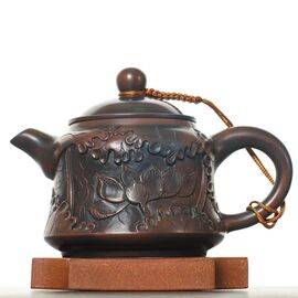 Чайник 220мл "Лотосовый пруд", цзяньшуйская керамика (76435)-