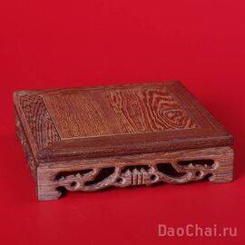 Подставка под посуду (квадраят 13,5 венге, резьба)-