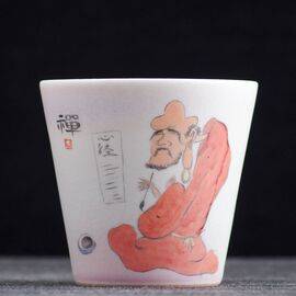 Пиала 100мл "Буддизм", керамика из Цзиндэчжень (400550)-