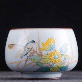 Пиала 135мл "Поползень", керамика из Цзиндечжень (400575)-