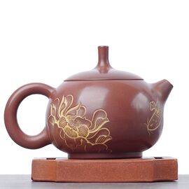 Чайник 180мл "Лотос", циньчжоуская керамика (78238)-