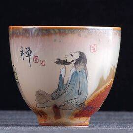 Пиала 85мл "Чань", керамика из Цзиндечжень (400698)-