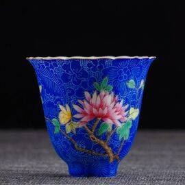 Пиала 55мл "Пион", техника Бахуа (400736)-