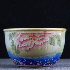 Пиала 135мл "Пион", керамика из Цзиндечжень (400764)-