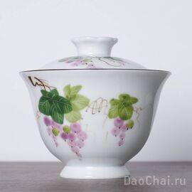 Гайвань 190мл "Лоза", ручная роспись (50006)-