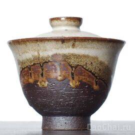 Гайвань 220мл, керамика Цутао с дровяным обжигом (50083)-