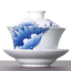 Гайвань 275мл «Лотос», фарфор (50099)-