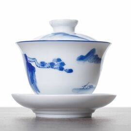 Гайвань 180мл "Утес", ручная роспись (500164)-