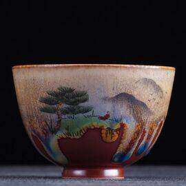 Пиала 125мл “Медитация", керамика из Цзиндечжень (400633)-