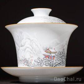 Гайвань 160мл "Зима", Цзиндэчжэнь (50021)-