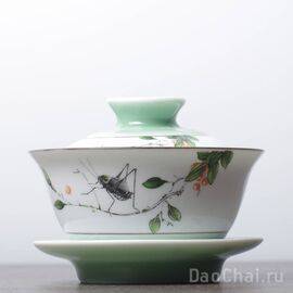 Гайвань 160мл "Сверчок", фарфор (50023)-