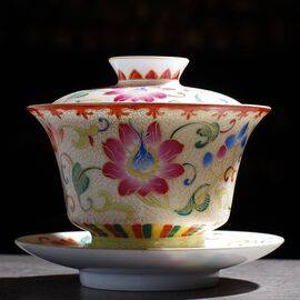 Гайвань 160мл “Лотос”, техника фаланцай (50107)-