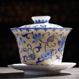 Гайвань 160мл “Лотос”, техника фаланцай (50106)-