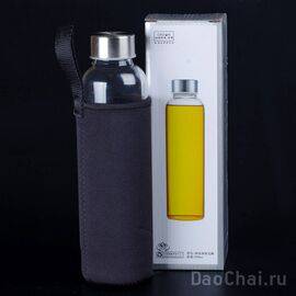 Походная заварочная бутылка 550мл, стекло 8513-