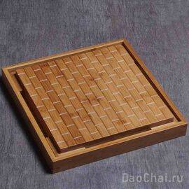 Чабань 33х33см, бамбук (7058)-