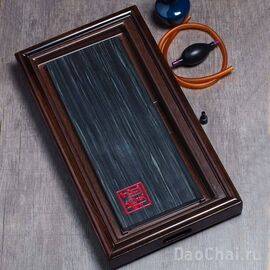 Чабань 50х27см, чернильный камень, черный сандал (7066)-