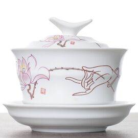 Гайвань 190мл “Мудра”, фарфор (500196)-